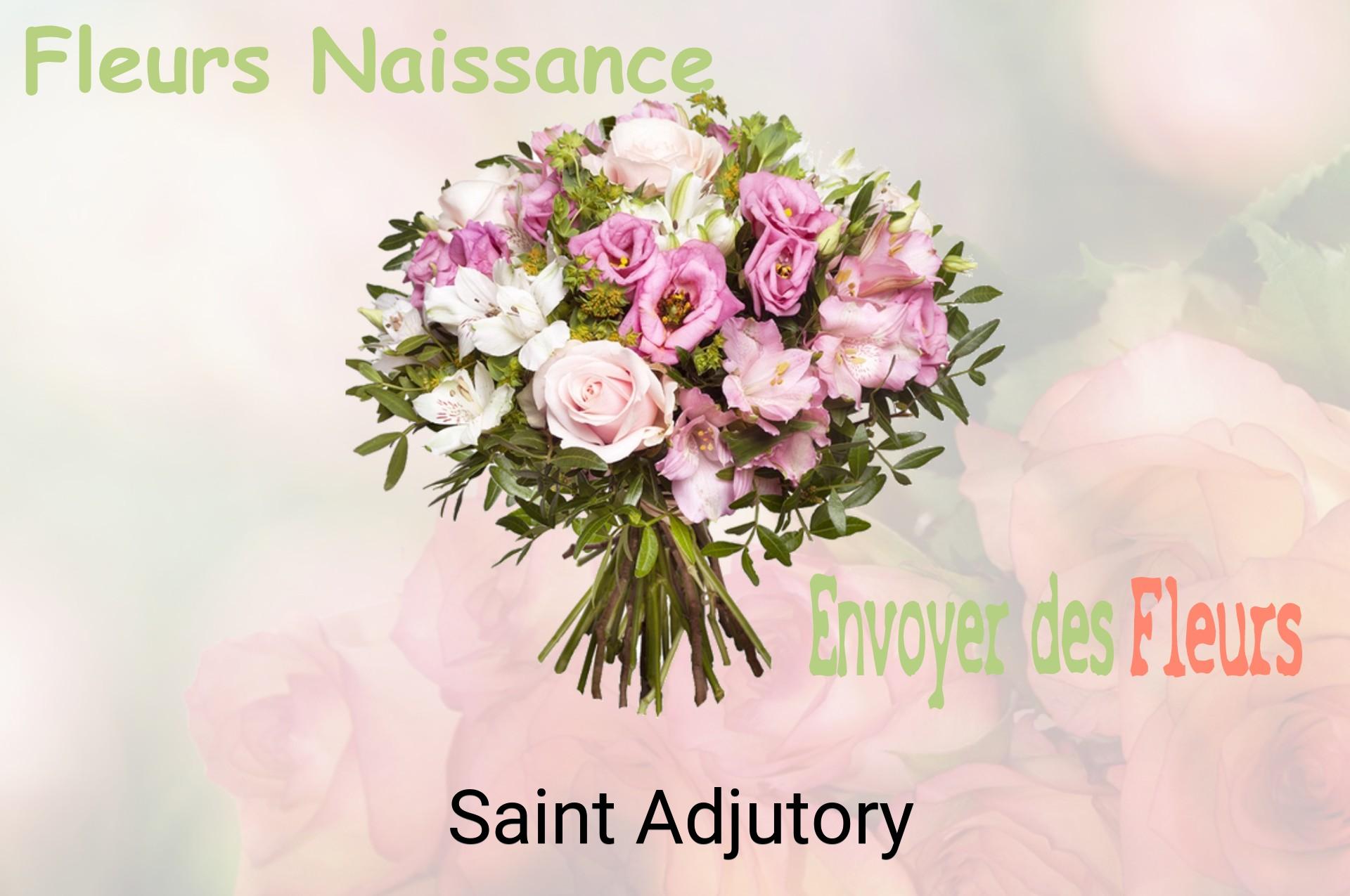 Bouquet de fleurs de naissance livré à Saint-Adjutory